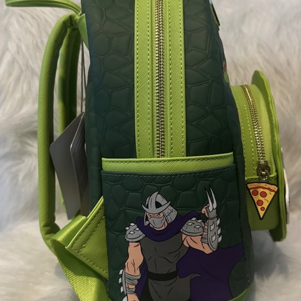 NICKELODEON & LOUNGEFLY COLLAB RELEASE ofTeenage Mutant Ninja Turtles BackPack - Picture 5 of 9